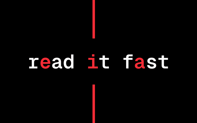 Read It Fast cover